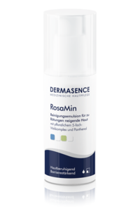 Produktbild Primärverpackung DERMASENCE RosaMin Reinigungsemulsion