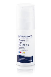Produktbild Primärverpackung DERMASENCE Cream Rich mit LSF 15